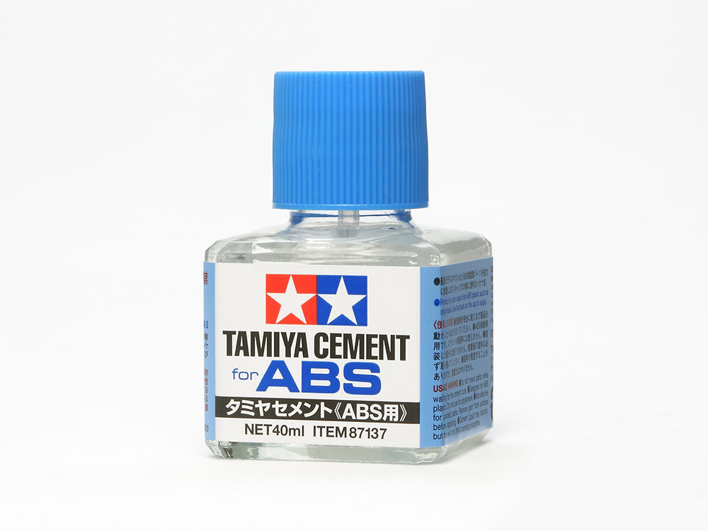 Tamiya 87137 Cement for ABS (40ml) – For Model Kits & Precision Plastic Assembly