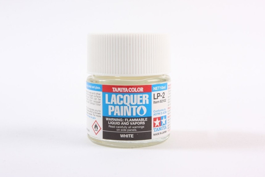 Tamiya Flat and Gloss Lacquer Paint LP-1 to LP-85 1/3 oz. (10ml) Bottles
