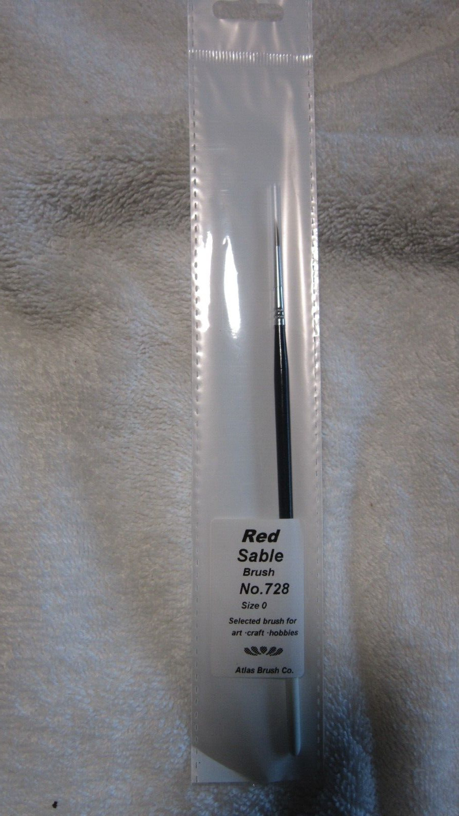 ATLAS BRUSH RED SABLE BRUSH SIZE 0