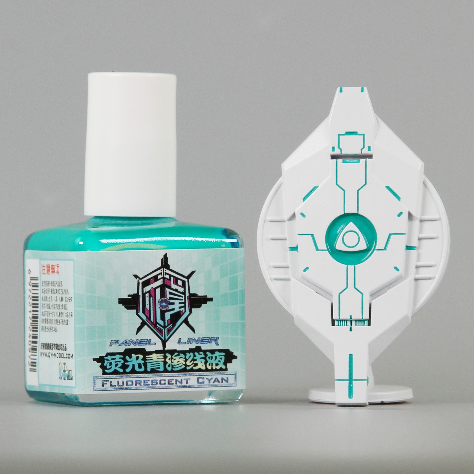 18ml QWmodel Fluorescent Panel Line Accent Color for Mecha Model Coloring Painq5