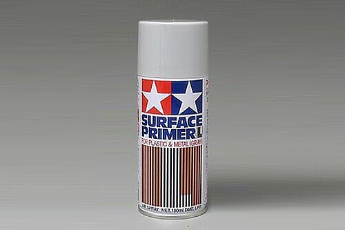 Tamiya Surface Primer L Gray – Hobby and Model Lacquer Paint – #87042