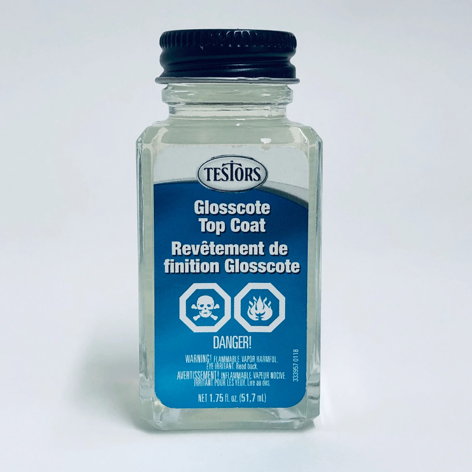 Testors 1161X Lacquer Glosscote 1.75oz Bottle