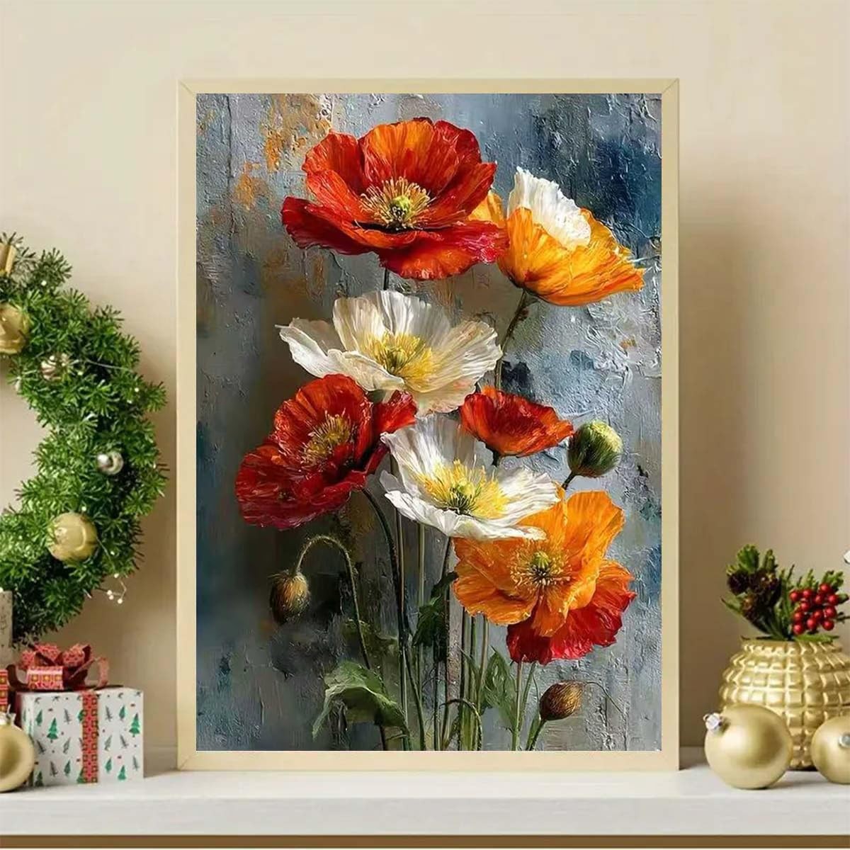 Diamond Art Painting Kits for Adults Beginners, DIY Diamond Painting Kits for Fl