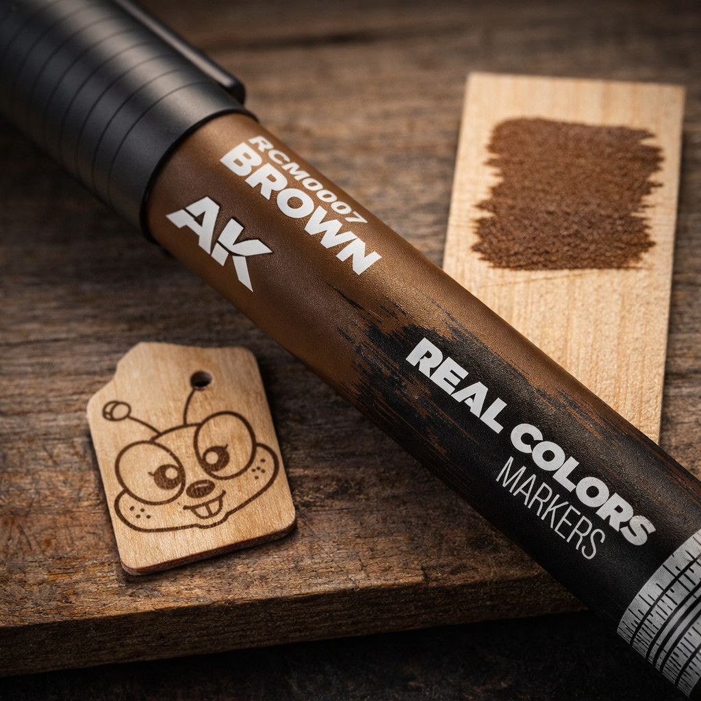 AK Interactive Real Colors Markers🍯Miniature Model Figure Acrylic Paint Set Kit