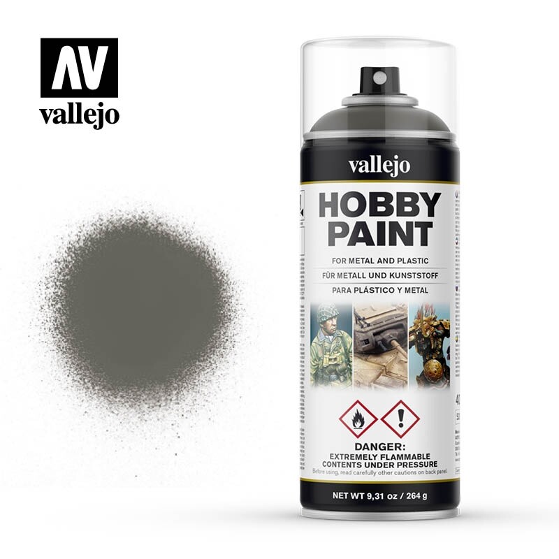 Vallejo German Field Gray Spray Paint 400ml VLJ28006