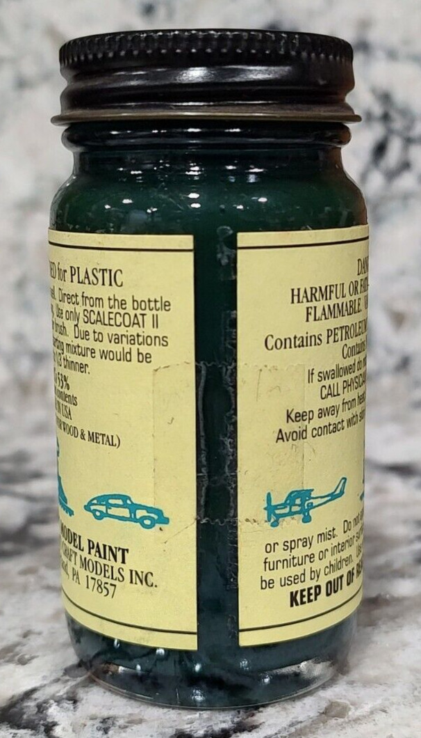 SCALECOAT II MODEL RAILROAD PAINT – 2oz 2 OUNCE – BNSF GREEN #S2079