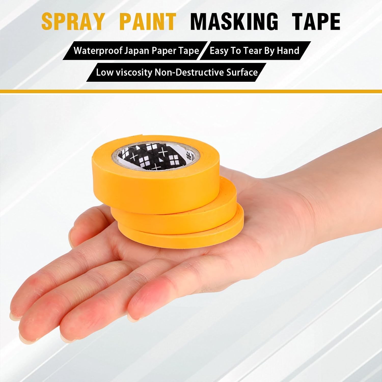 3 Pcs Model Masking Tape Airbrush Masking Tapes 6mm & 10mm & 18mm Automotive