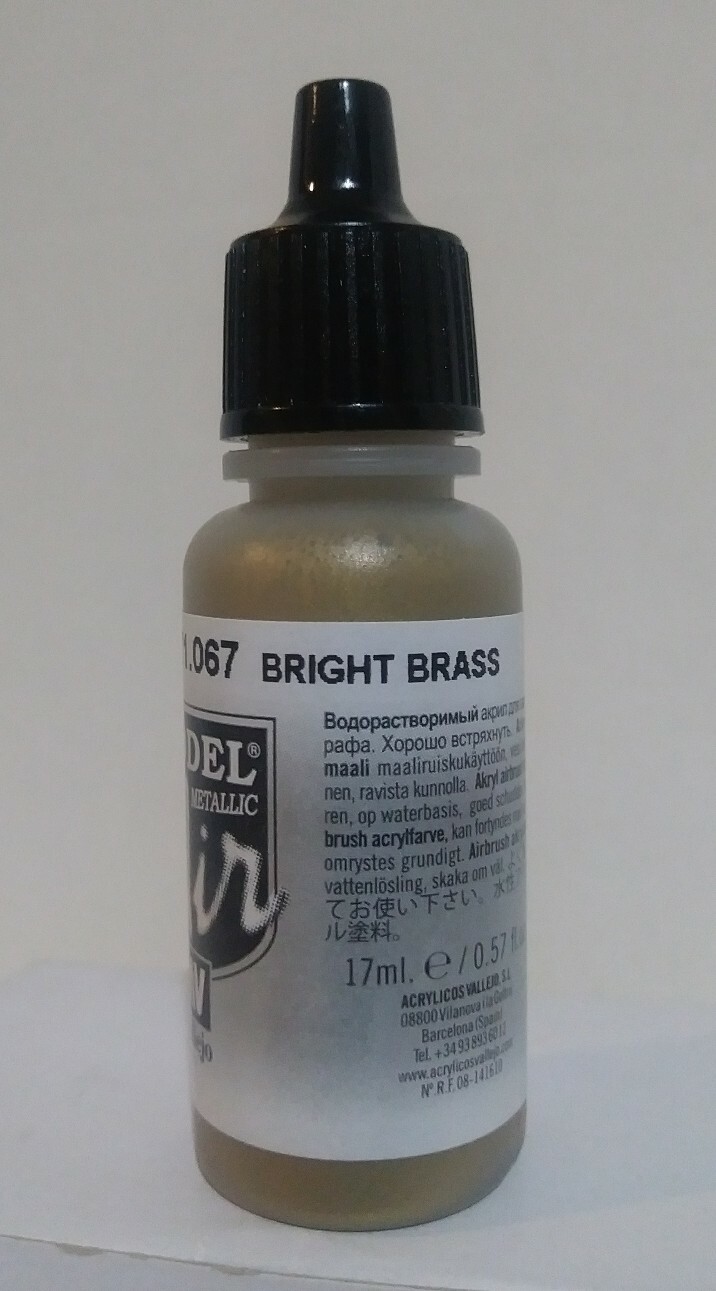 Vallejo Model Air 71.067 Bright Brass, 17ml.