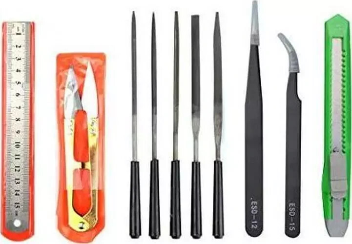 Professional 25 PCS Model Tools Kit Modeler Basic Tools Craft Set Hobby Building