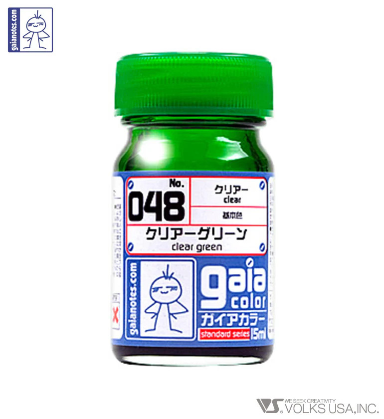 Gaia Color Lacquer GC048 Clear Green 15ml