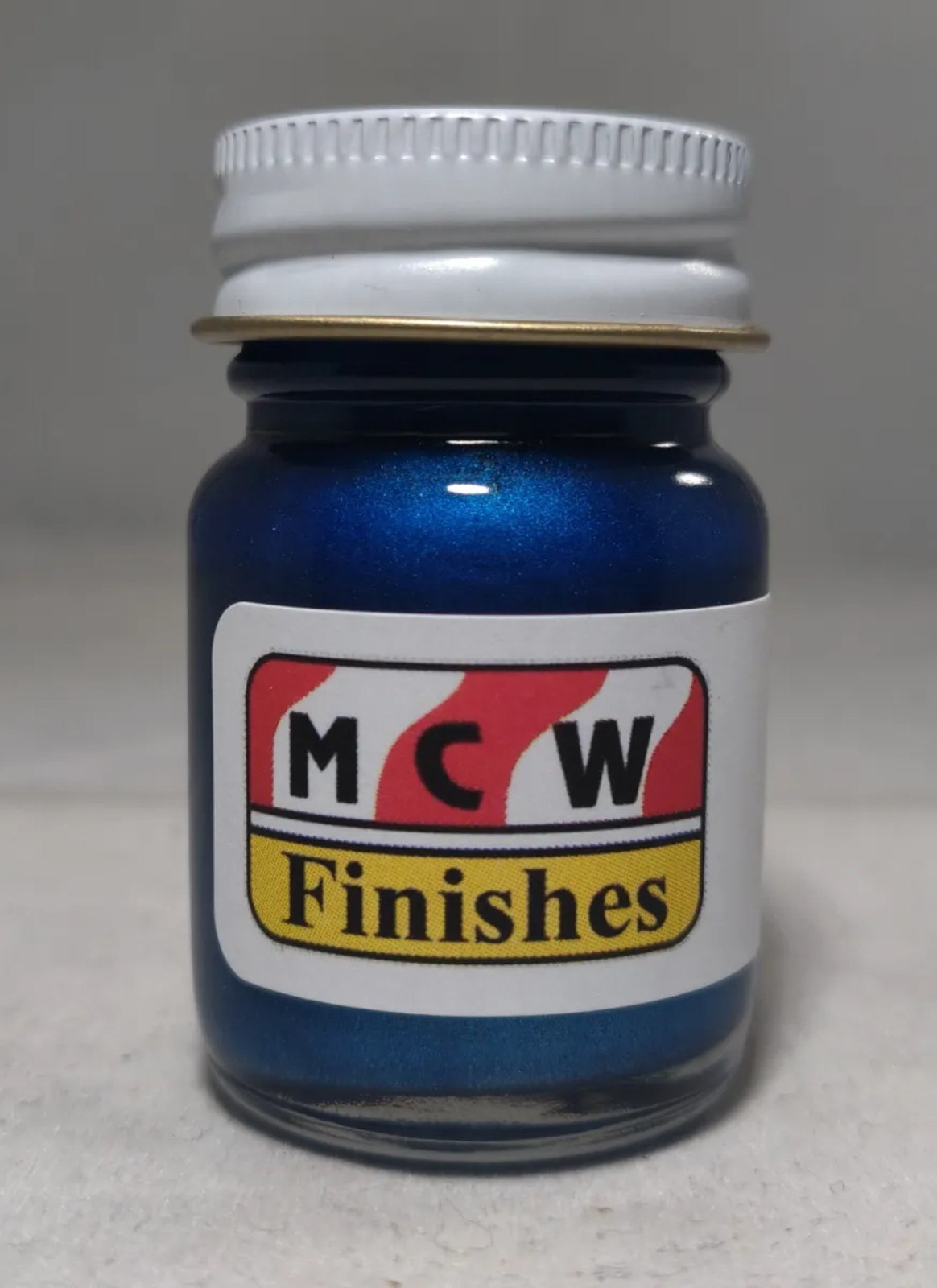 MCW Finishes 2007E Blue Met. Enamel Model Paint for Auto