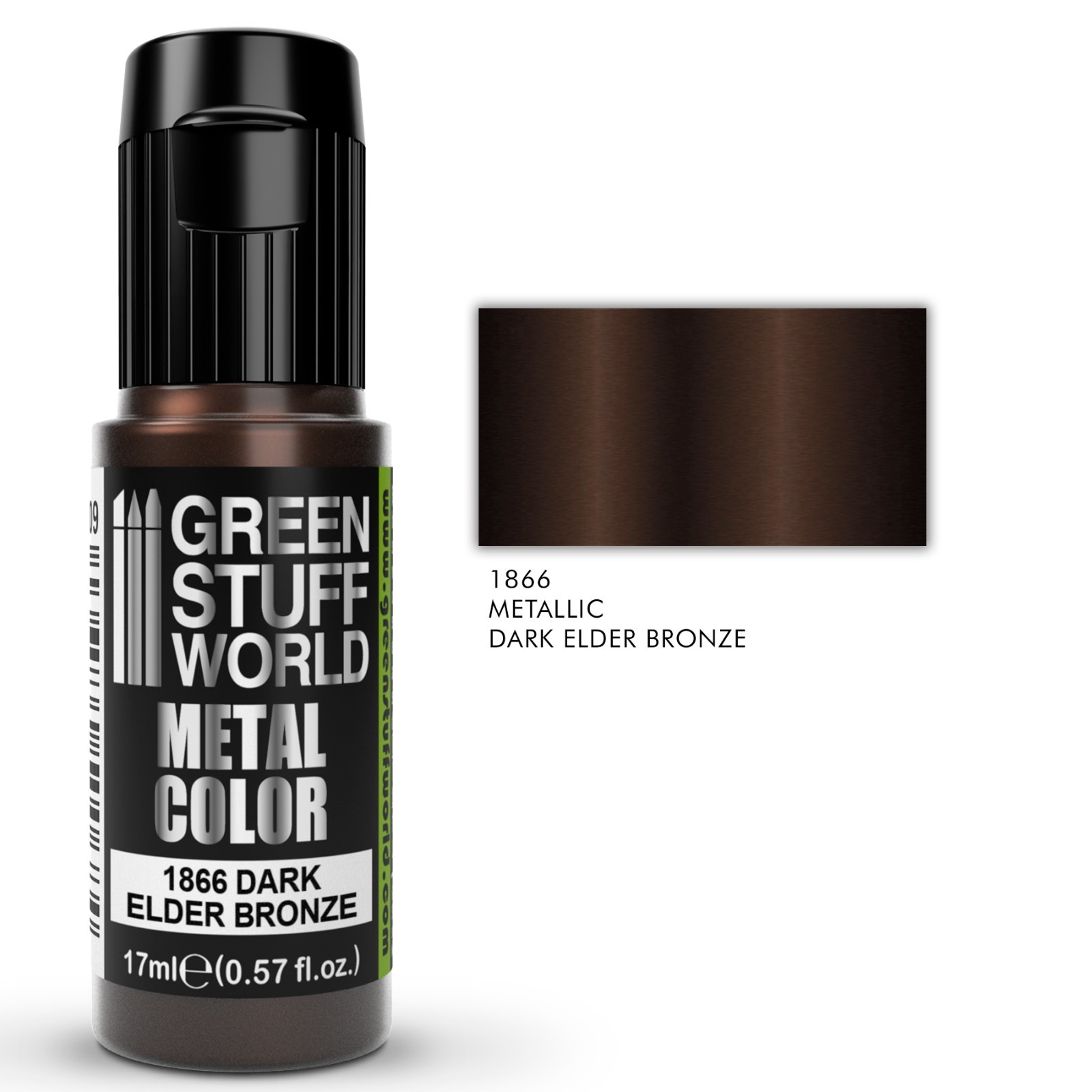 Metallic Paint DARK ELDER BRONZE 17ml – acrylic brush airbrush modelling hobby