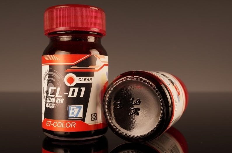 E7-Color “CL” Series Clear Model Lacquer Paint CL01-12 (20ml) – Multiple Options