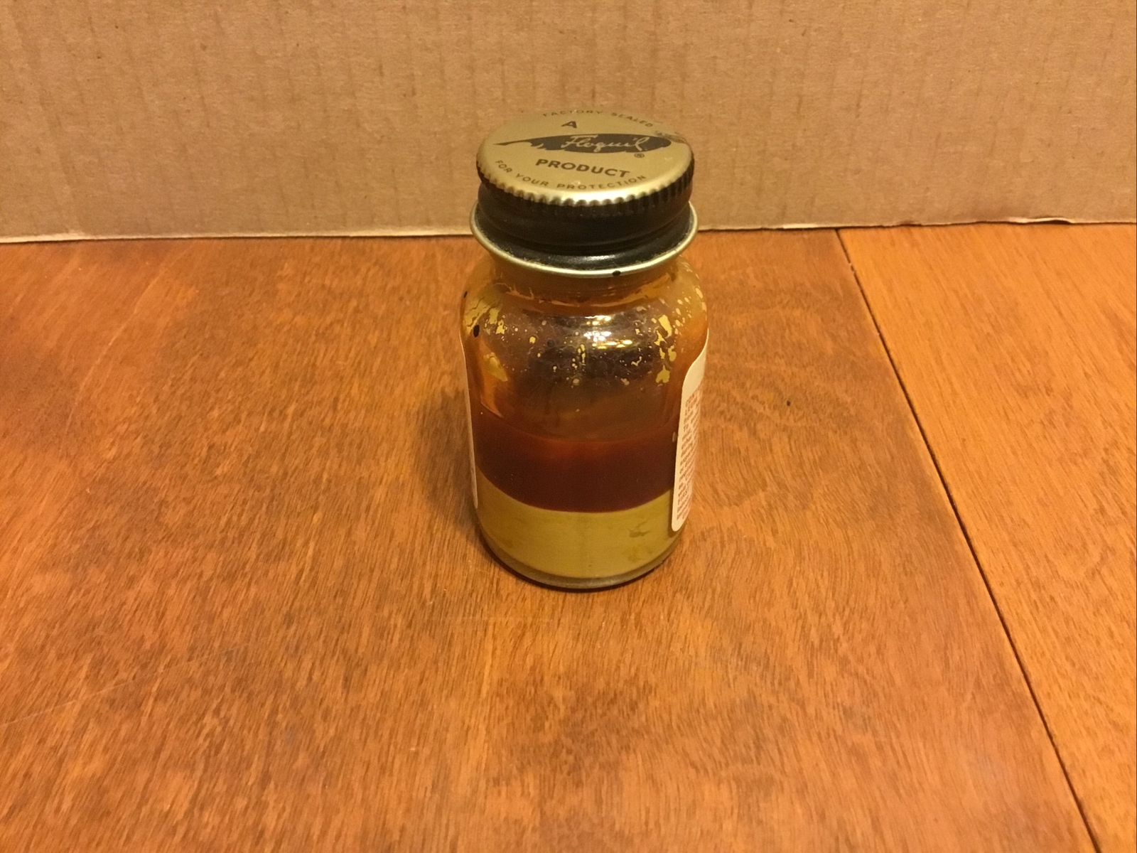 Vintage Used FLOQUIL Railroad Colors 110133 Armour Yellow Paint 1 FL OZ Bottle