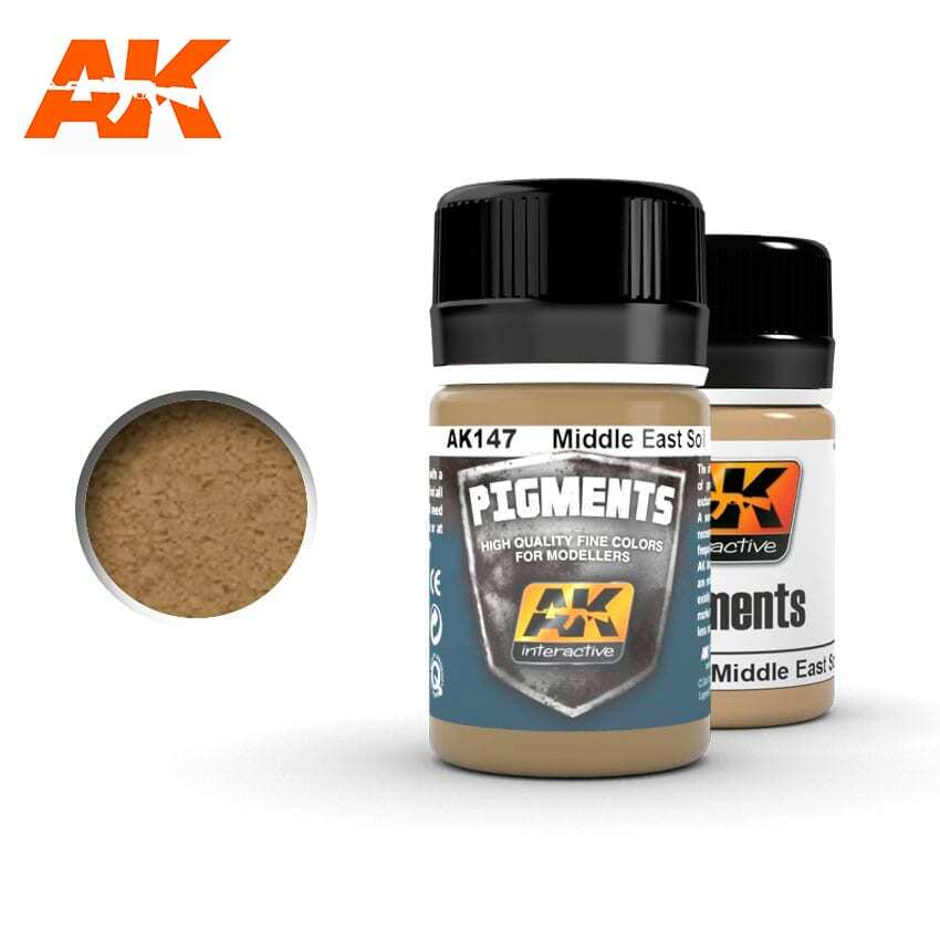 AK INTERACTIVE 147 PIGMENT – MIDDLE EAST SOIL 35ml (Weathering product)