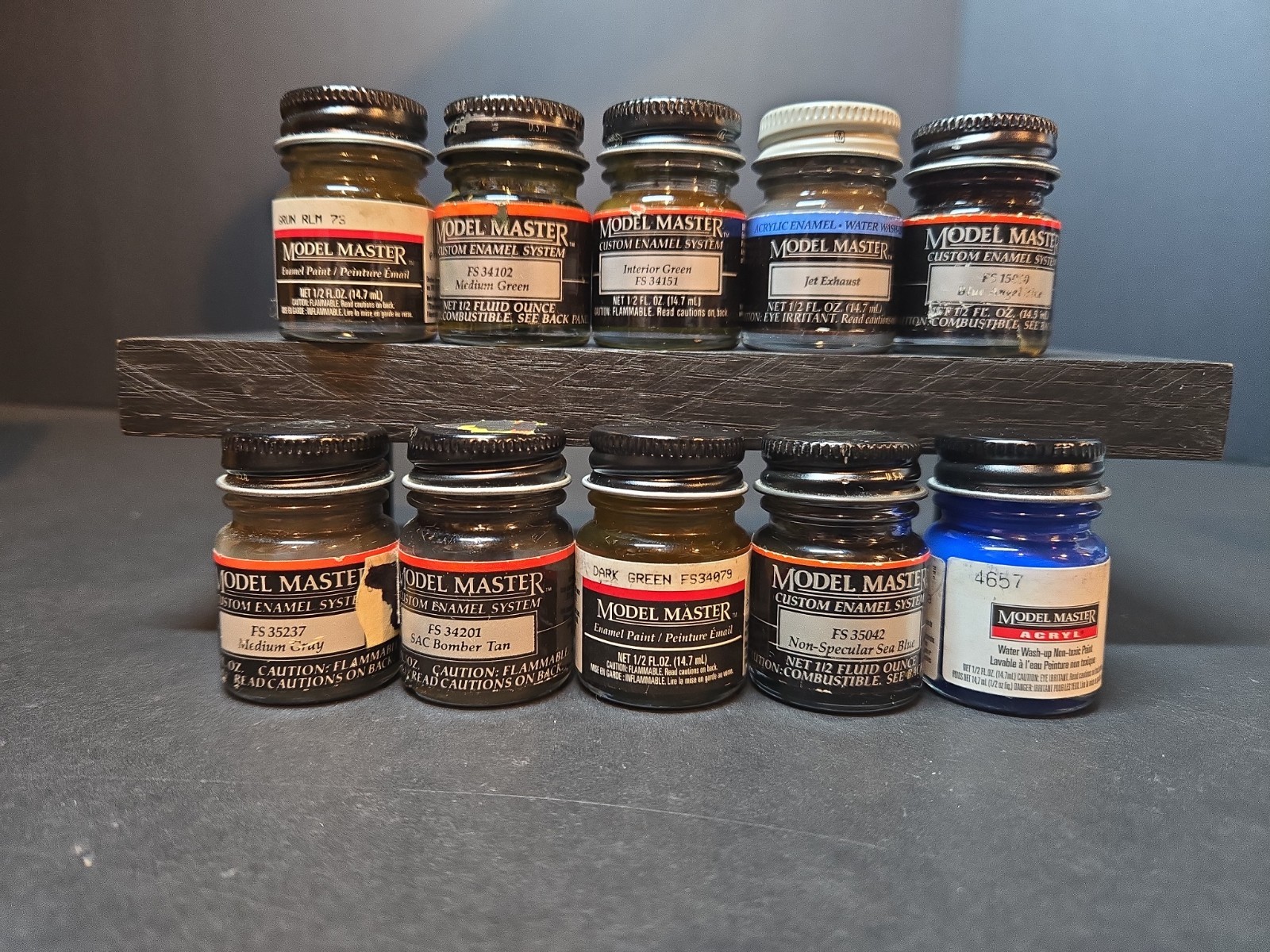 ABP Model Master Enamel Paint 10 Pack Various Colors! See Details & Pictures!
