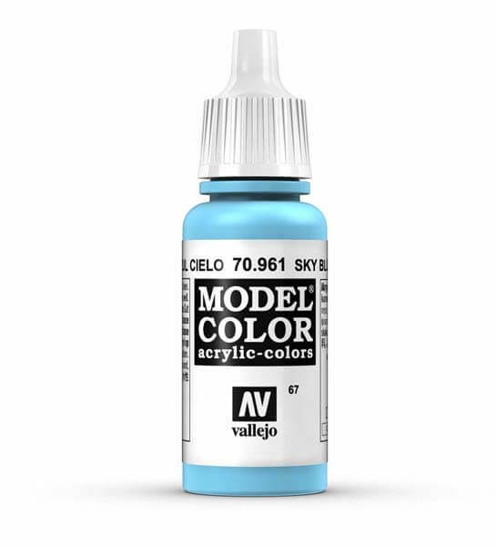 Vallejo Sky Blue Model Color 17ml Acrylic Paint 70.961