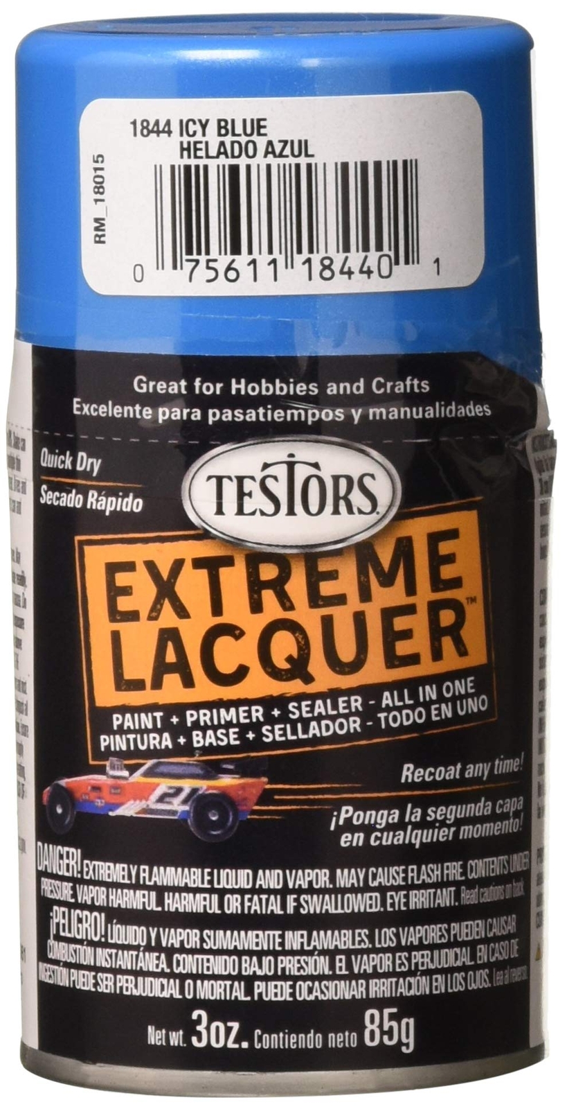 1844mt 3 Oz. Lacquer Spray Gloss Paint Icy Blue