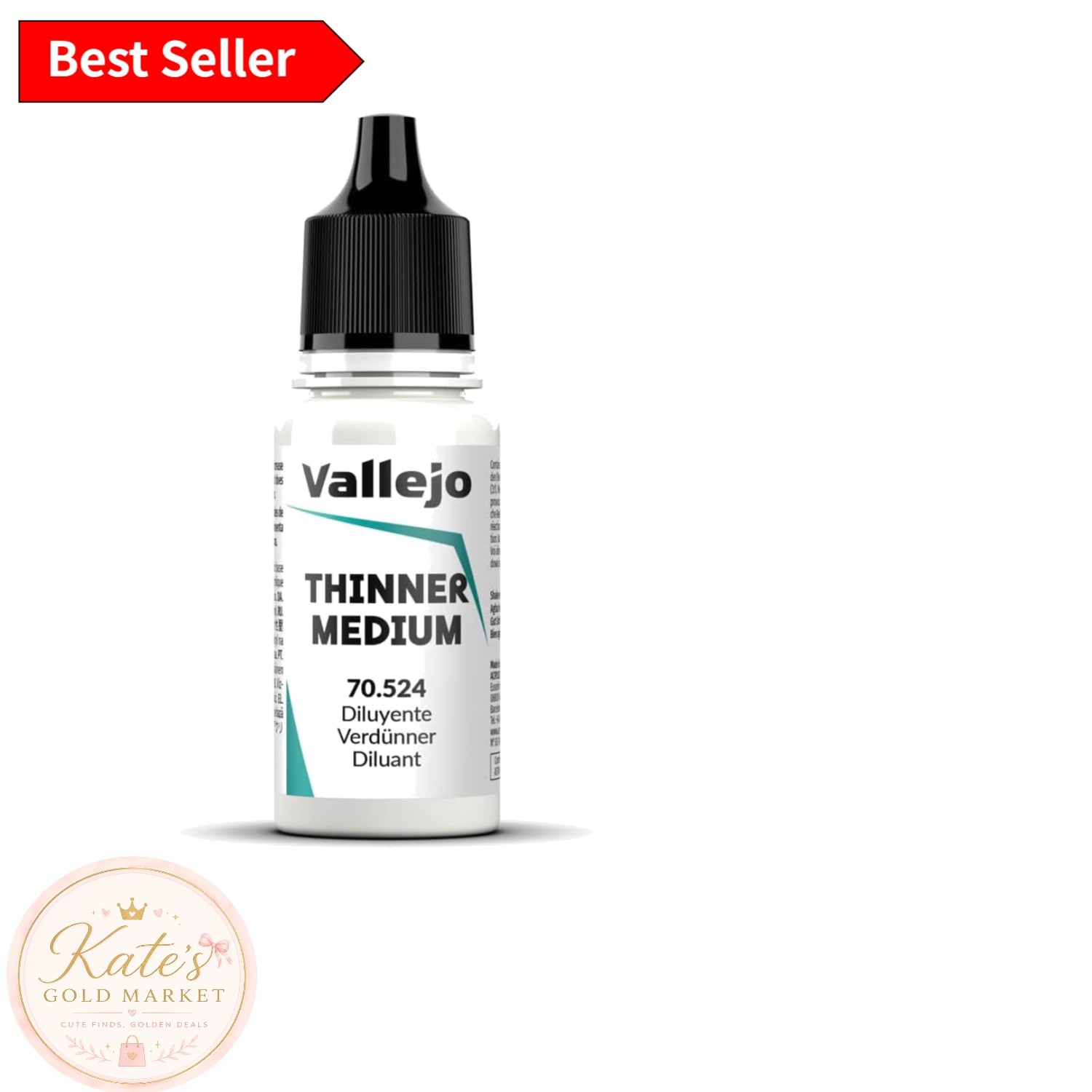 Enhance Your Art with 17 ml Acrylic Paint Thinner – Non-Flammable & Matte Finish