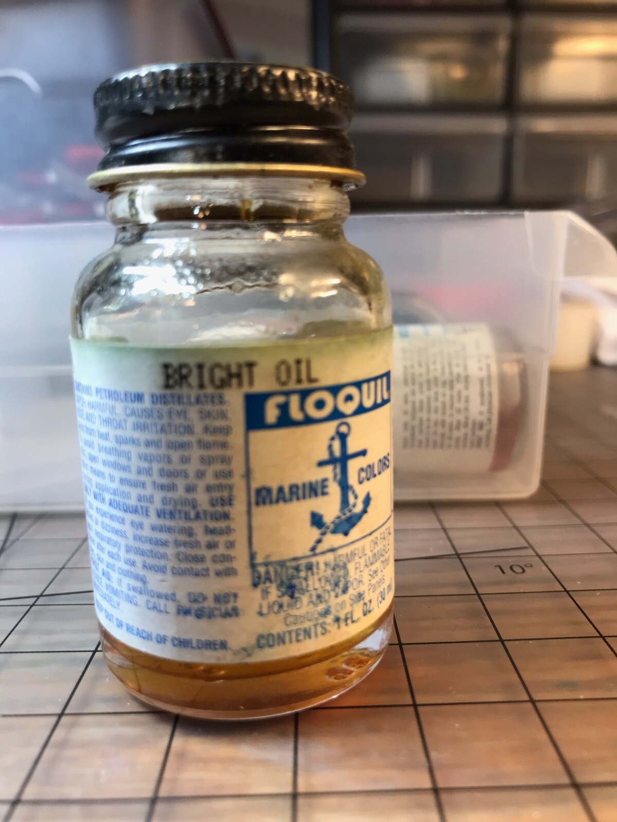 Floquil Marine Color Bright Oil 1 and 1/2 ounce Used Both for $20