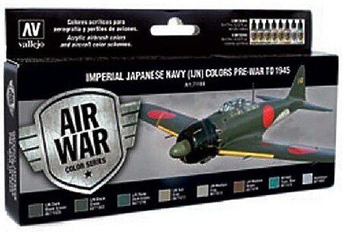 Vallejo 17ml Bottle Imperial Japanese Navy Colors Model Air (8) – Hobby and