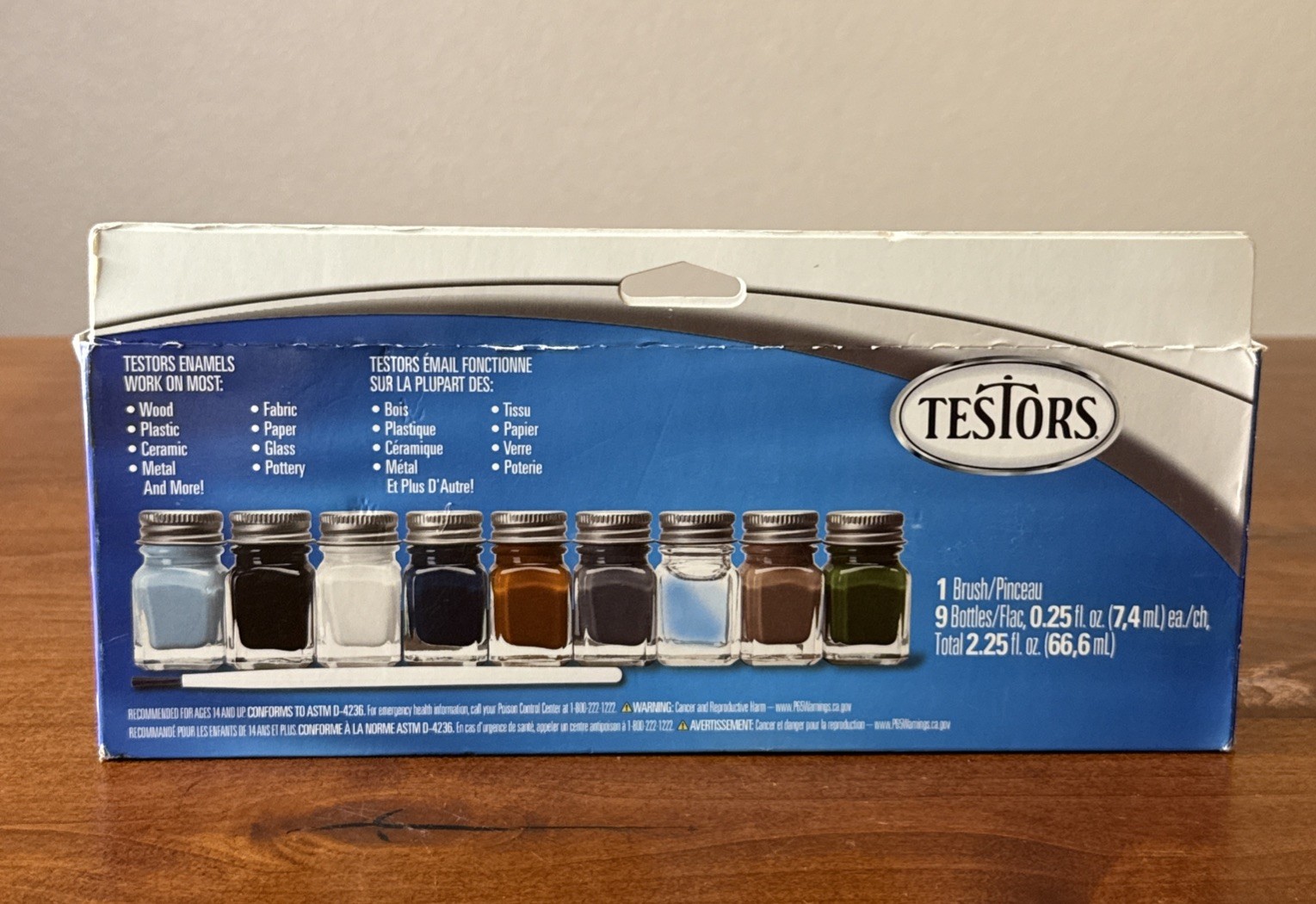 Testors Rust-Oleum Military Flat Enamel Paint Set (8 Colors & Thinner)