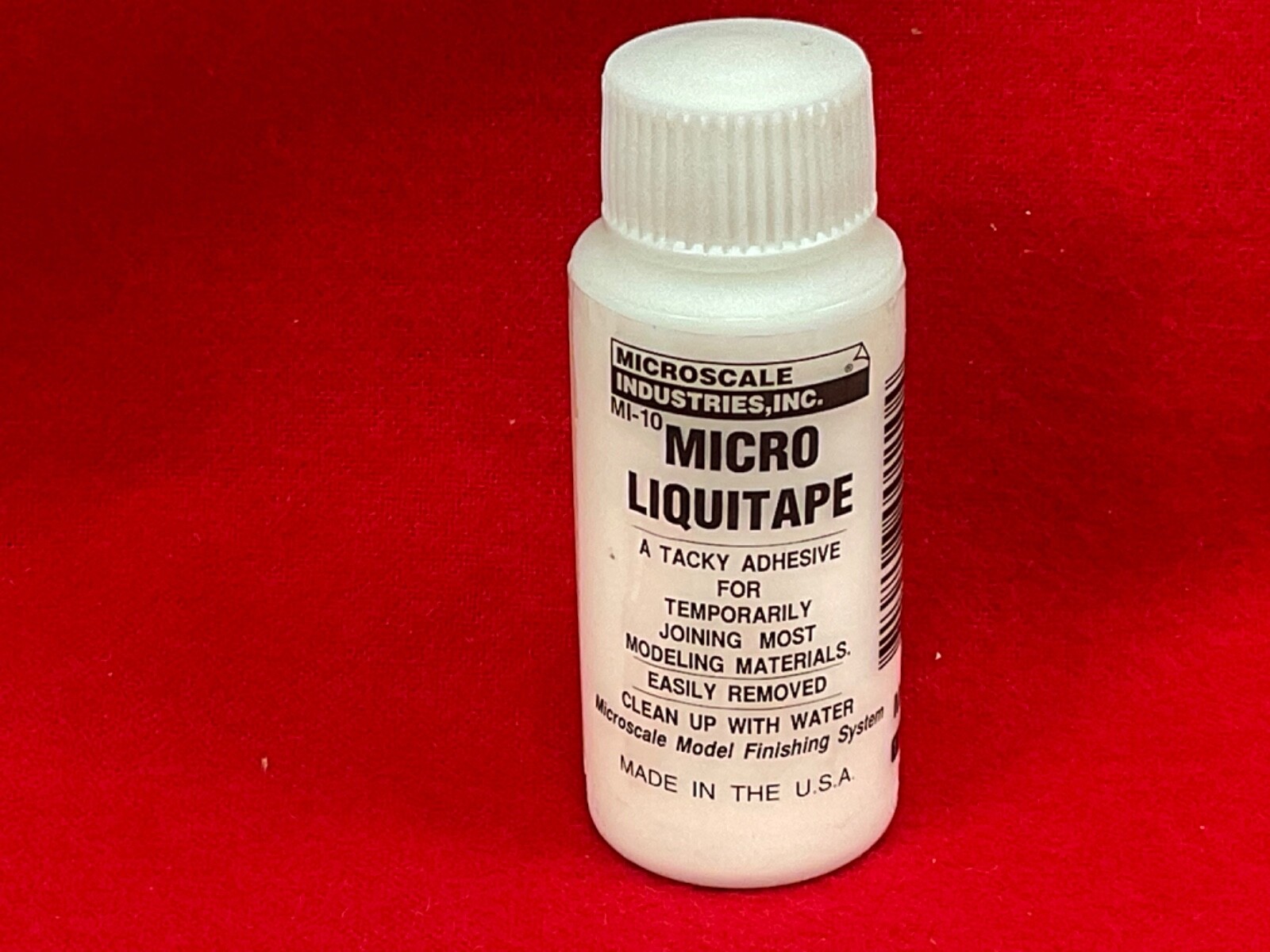 Microscale Industries MI10 MICRO LIQUITAPE 1 oz bottle temporary model adhesive