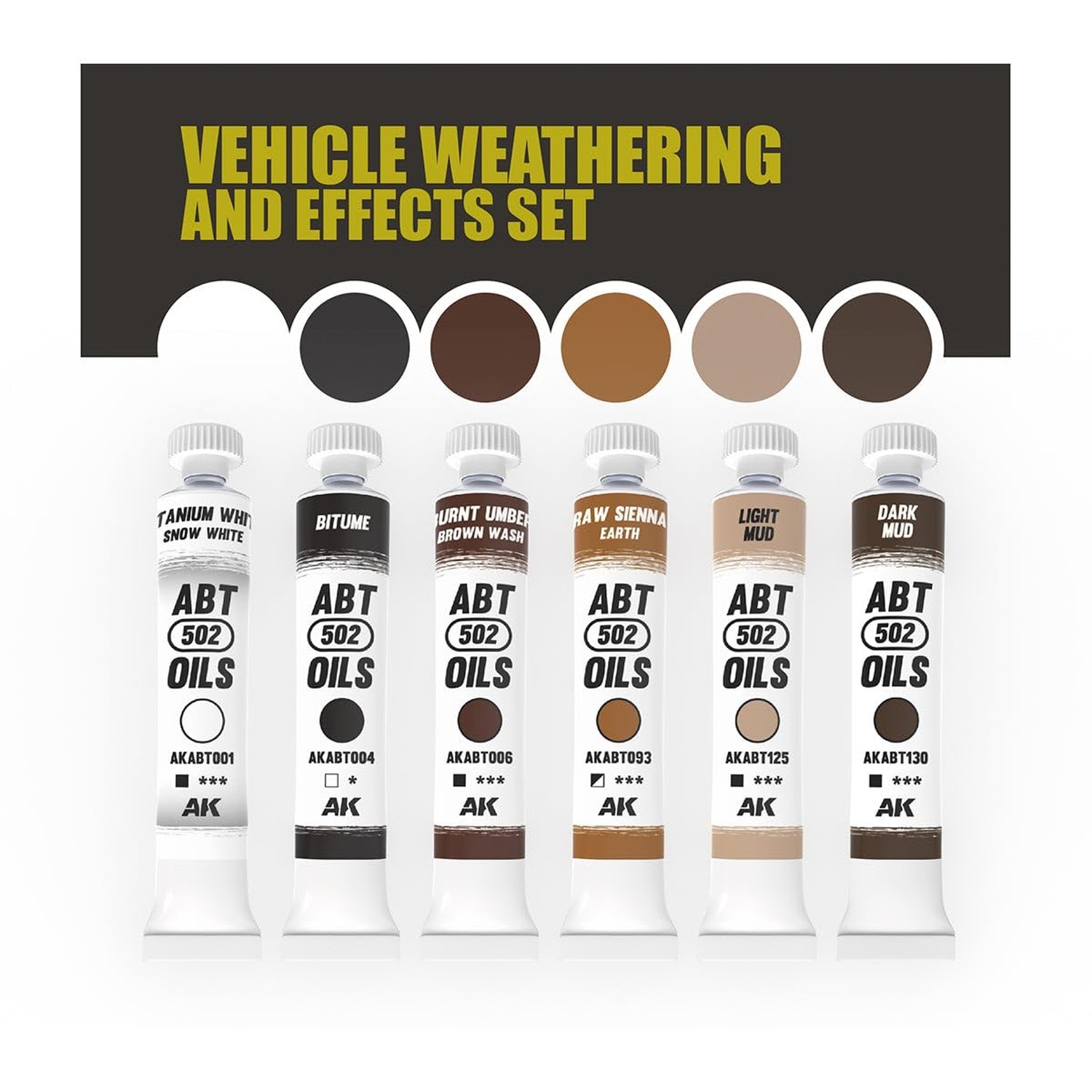 ABTEILUNG 502 Vehicle Weathering & Effects Set, 6 x 20ml