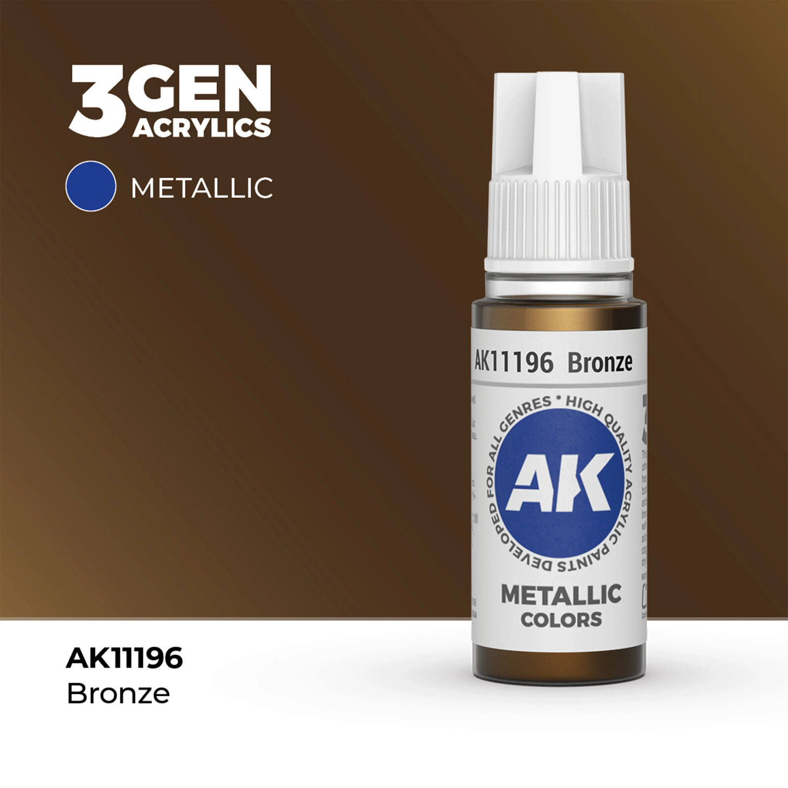 AK Interactive Metallic Colors – Bronze (17ml)