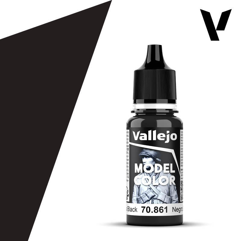 Vallejo Model Color 70861 Gloss Black Acrylic Paint