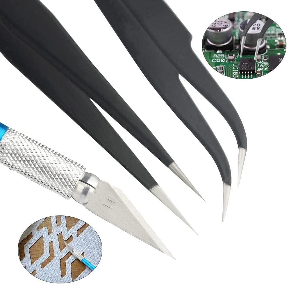 Professional 9 PCS Model Tools Kit Modeler Basic Tools Craft Set Hobby Building