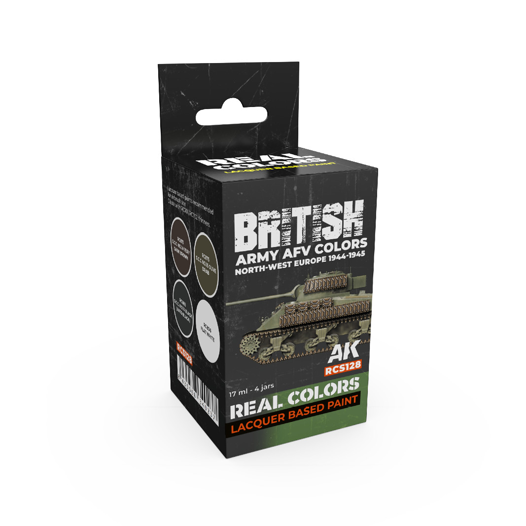 AK Interactive Real Colors British Army AFV Colors Set (Set of 4)