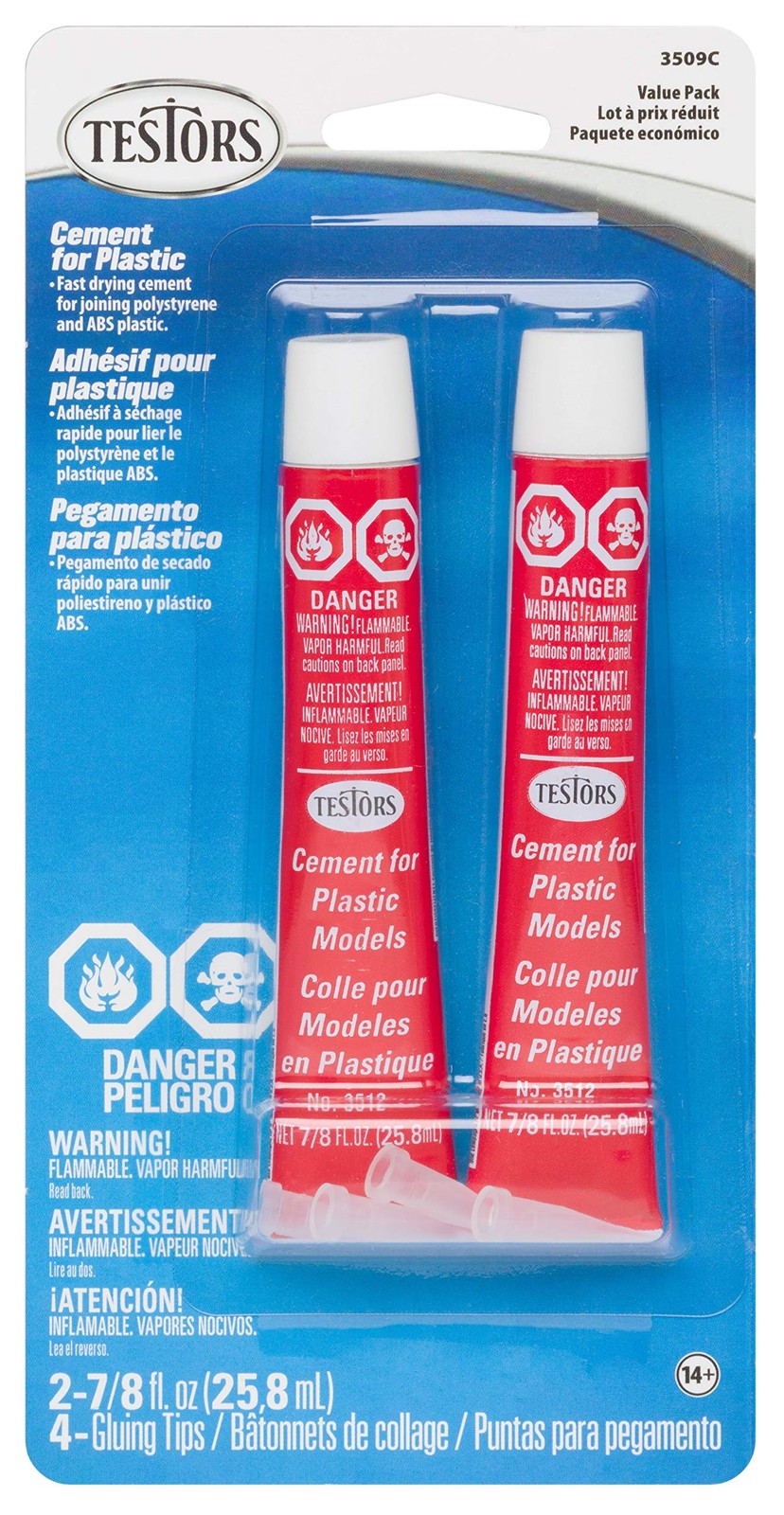 Testors 3509C Plastic Cement Value Pack standart