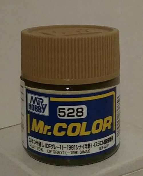 Gunze Sangyo Mr Color C-528, Flat IDF Gray (1)