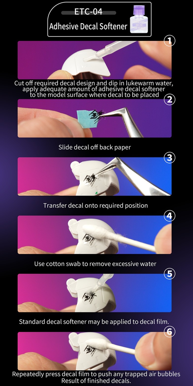 DSPIAE: Decal Softener | Adhesive Fixer – 40ml – ETC-03 | ETC-04