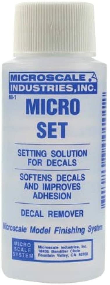 Microscale MI-1 Micro Set Decal Setting Solution 1oz – US Fast Ship 100% Genuine