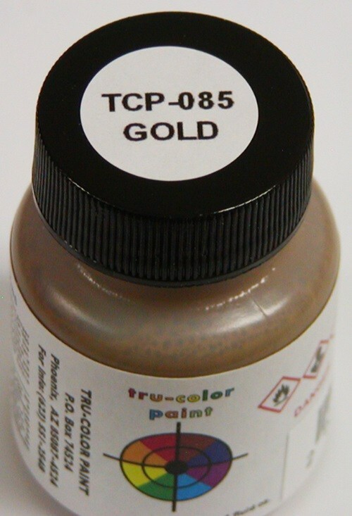 Tru-Color Paint TCP-085 Gold 1oz Bottle