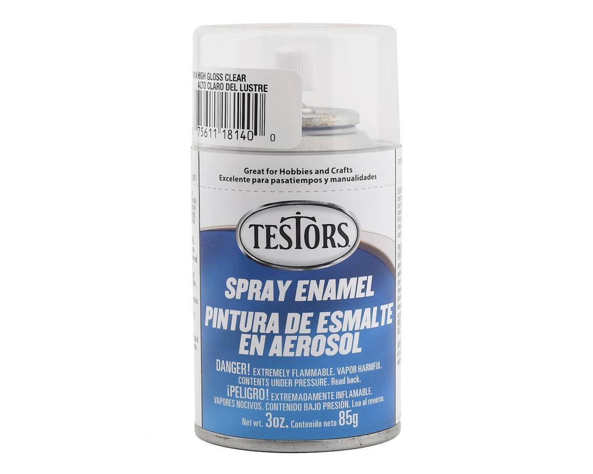 Testors High Gloss Clear Enamel Spray Paint (3oz) [TES1814T]