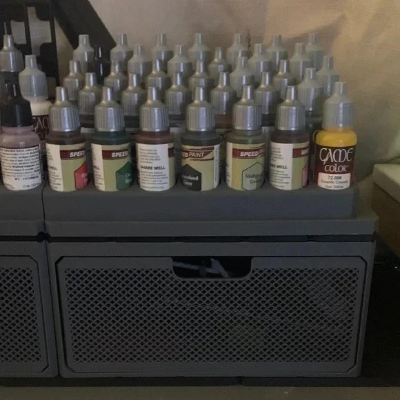 Modular Hobby Paint Station & Craft Drawers