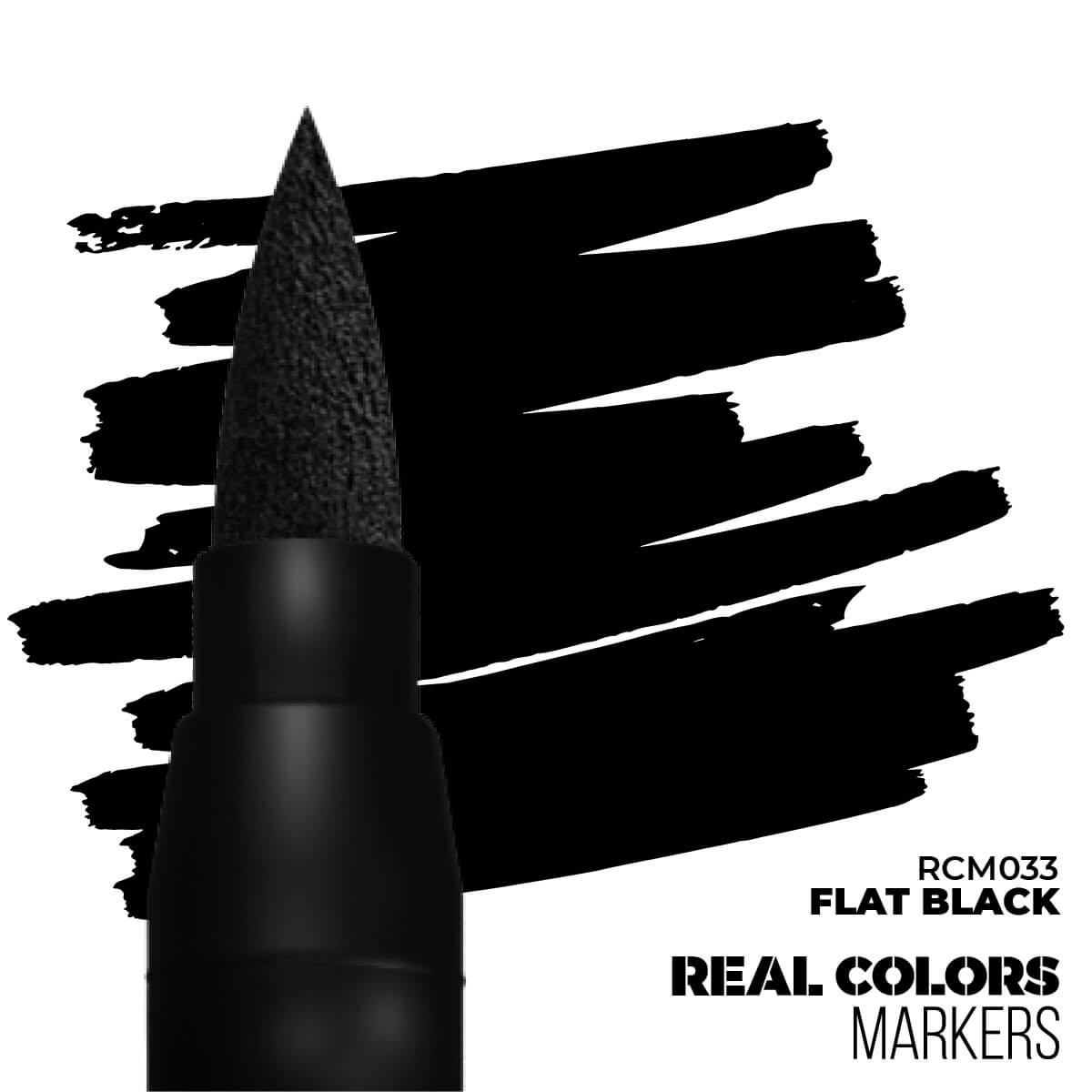 AK Interactive Acrylic Paint Marker Flat Black RCM033