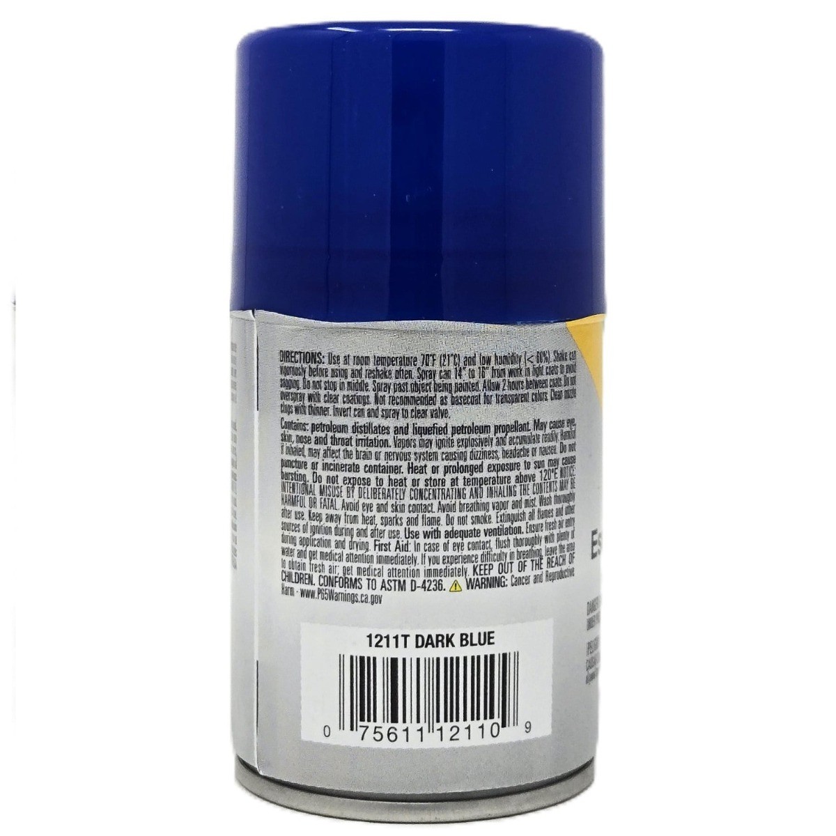 Testors Gloss Dark Blue Enamel Spray Paint 3oz 1211T