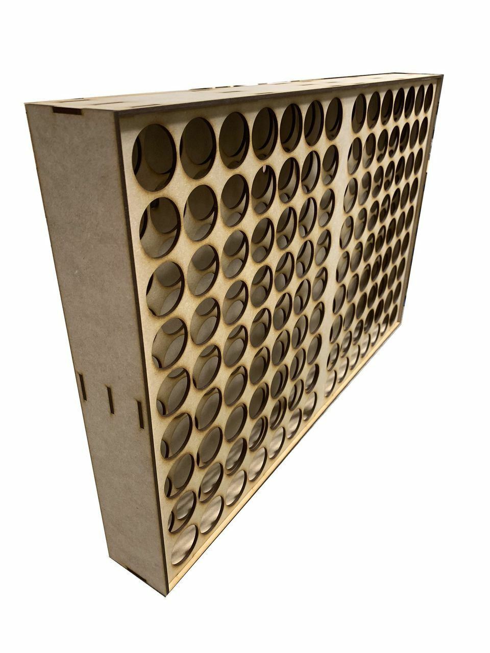 Wood Paint Bottle Rack Organizer for Vallejo Paint – 216 Bottle Wall Mountable –