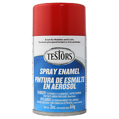 Testors Gloss Red Enamel Spray Paint 3oz 1203