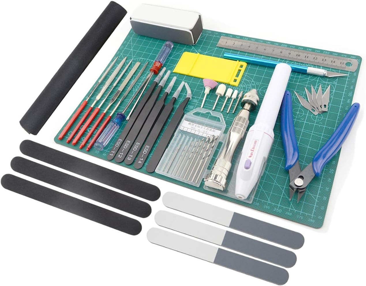 Professional 33 PCS Model Tools Kit Modeler Basic Tools Craft Set Hobby