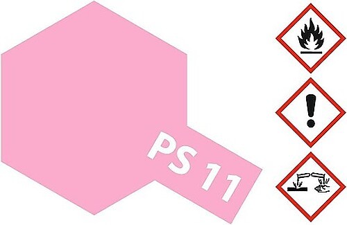 Tamiya PS-11 Polycarbonate Spray Pink 3 oz – Polycarbonate Model Paint – #86011