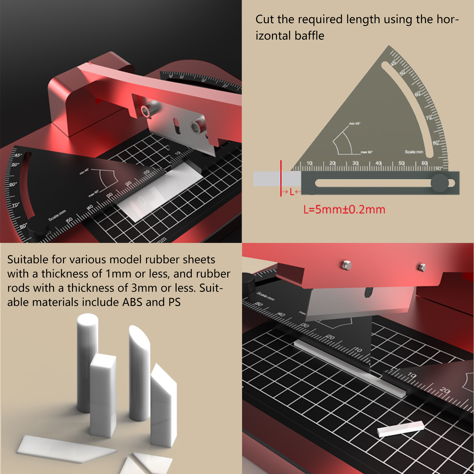 MAZHA T0009 Model Making Angle Cutting Station for Modeler Hobby DIY Cutter Tool
