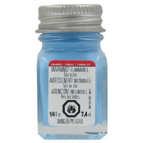 Testors 1/4 oz Flat Sky Blue Enamel Model Paint 1162T