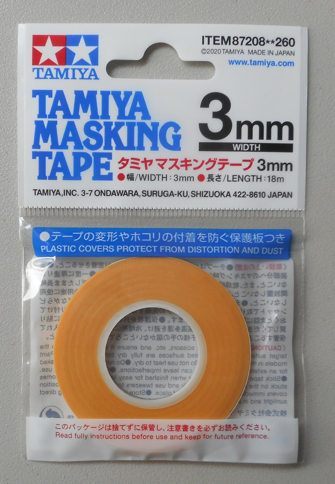 3 MM MASKING TAPE TAMIYA MODEL ACCESSORY 87208