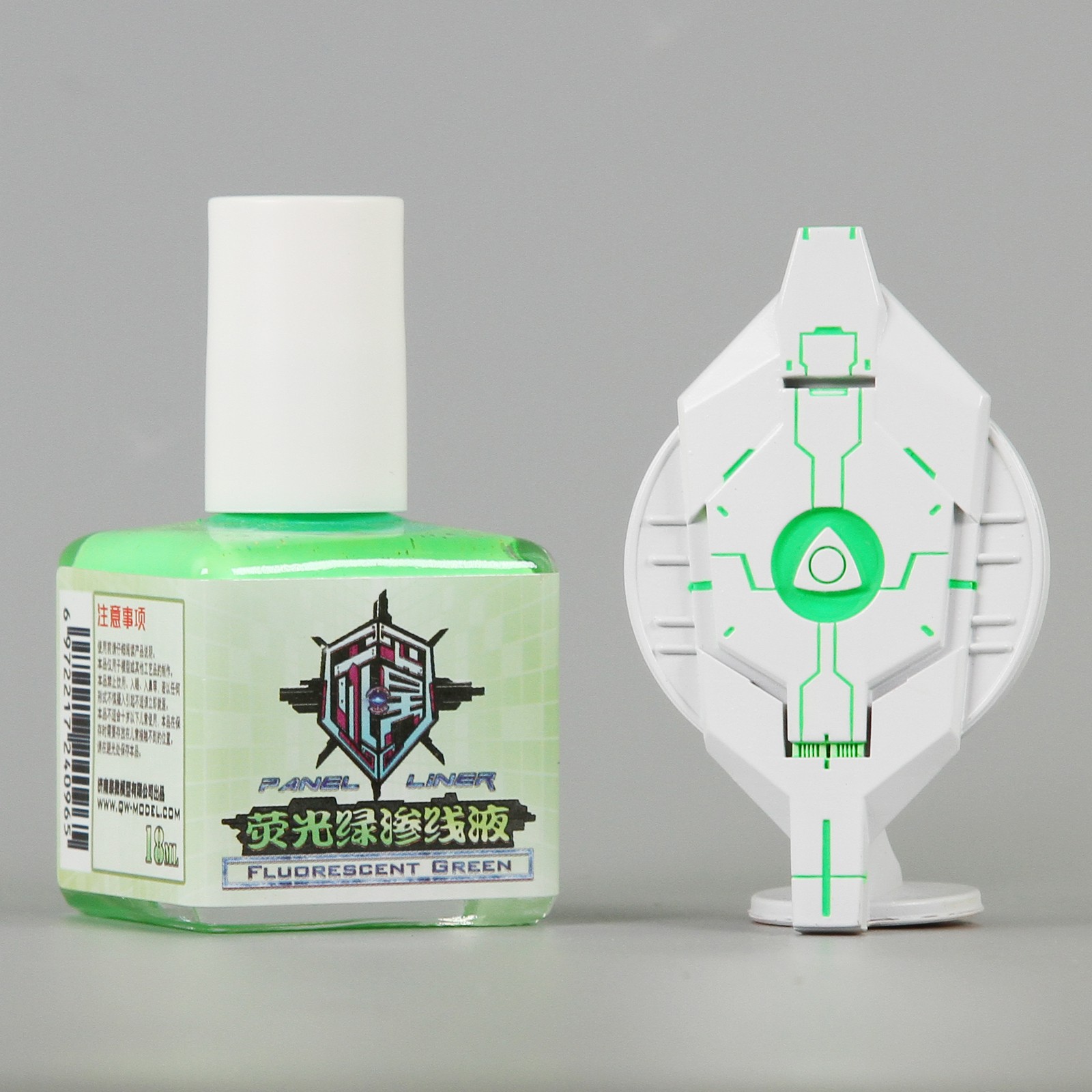 18ml QWmodel Fluorescent Panel Line Accent Color for Mecha Model Coloring Painq5