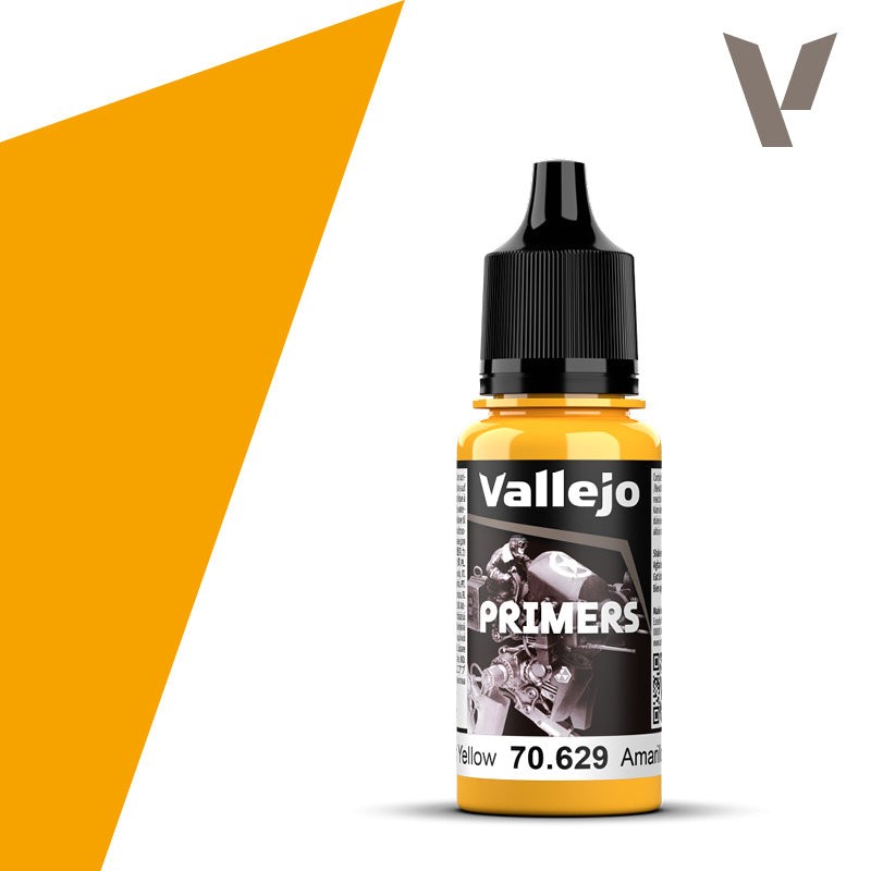 Vallejo Surface Primer 70.629 Sun Yellow 18ml Bottle NEW